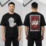 Premium Al-Zaman Edition Black Drop Shoulder T-Shirt