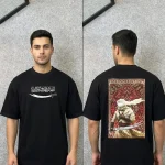 Premium Zulfiqar Legacy Black Warrior Carpet Drop Shoulder Tee