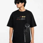 Premium Kill The Boy Oversized White Graphic T Shirt for Men made with 220 GSM Interlock Fabric by Menzoa