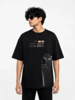Premium Kill The Boy Oversized White Graphic T Shirt for Men made with 220 GSM Interlock Fabric by Menzoa